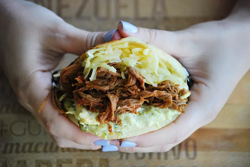 Image: Doggi's best seller is the arepa pelúa.