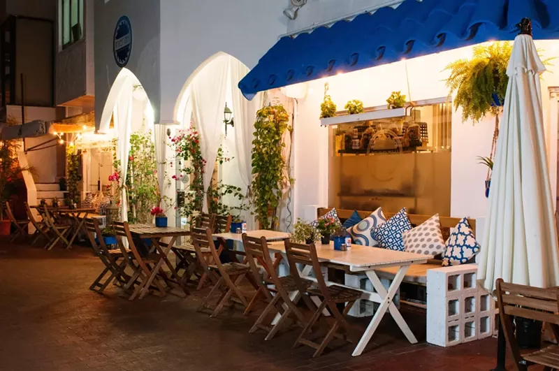 Image: Meraki's outdoor seating.