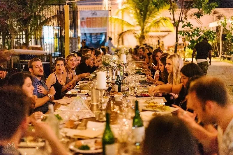 Image: Tropical Shabbat at the Wynwood Yard.