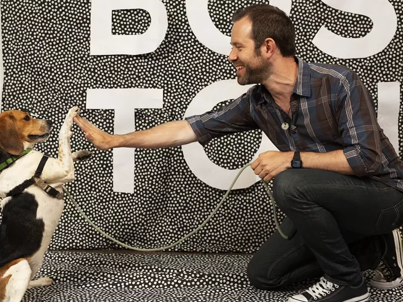 Image: Must love dogs.