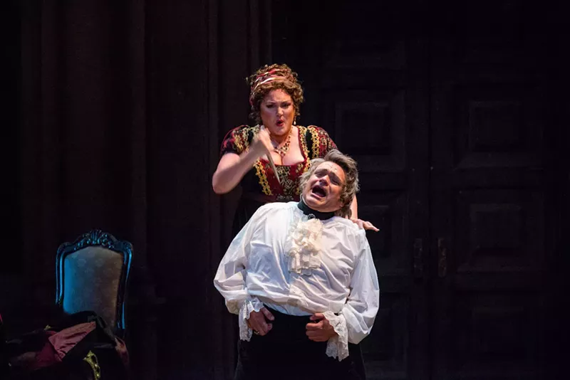 Image: Todd Thomas in his Florida Grand Opera debut as Scarpia in 2014. He returns in the role for the company’s 81st season production of Tosca.