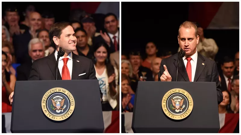 Image: Marco Rubio (left) and Mario Diaz-Balart