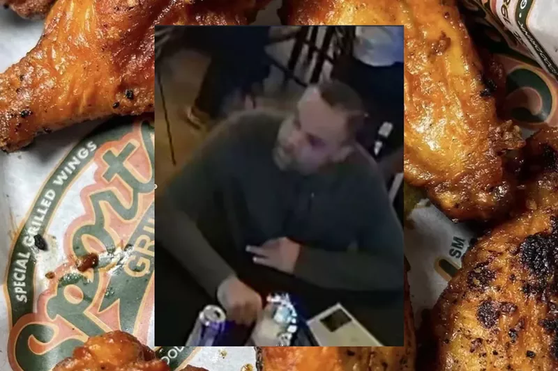 Image: A man has dined and dashed at five Sports Grill locations in Miami, skipping out on $650 in tabs, as owners warn he is targeting restaurants across the city.