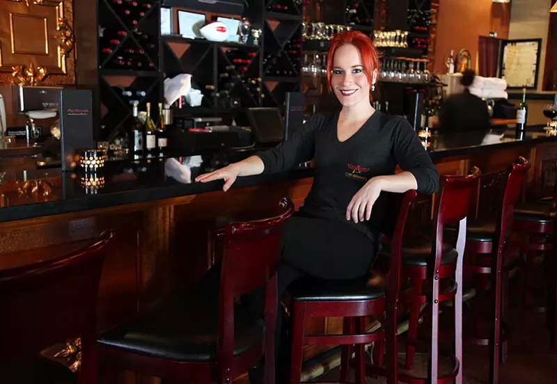 Image: Chef Adrianne Cavlo at her restaurant in Kendall.