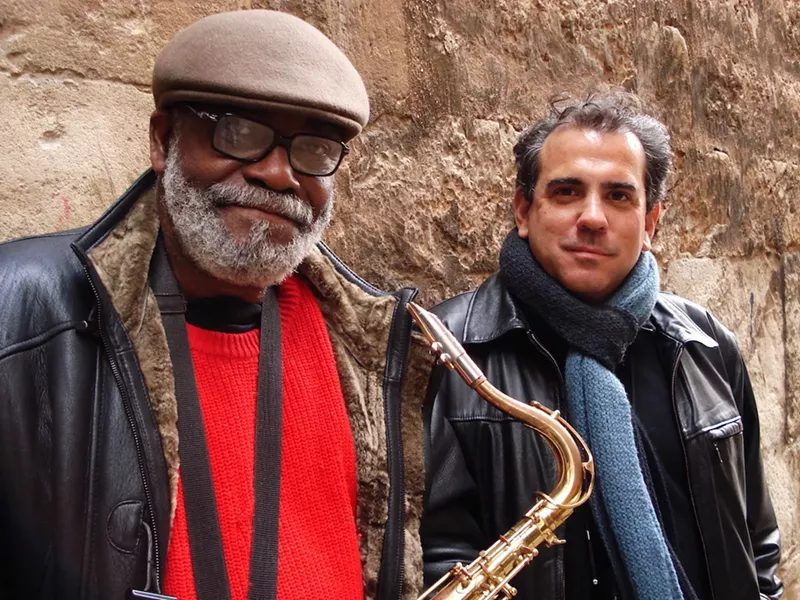 Image: Nicolás Reynoso and director Emilio Oscar Alcalde during the filming of AfroCuba ’78