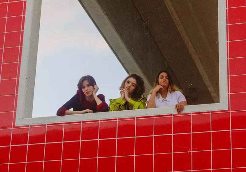 Image: Madison McNally, Jocelyn Briones, and Amelia Leon