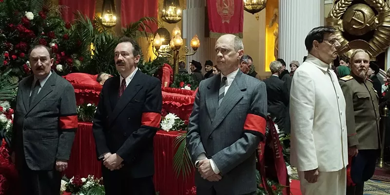Image: In many ways, The Death of Stalin is reminiscent of the old Monty Python show sketches skewering politicians.
