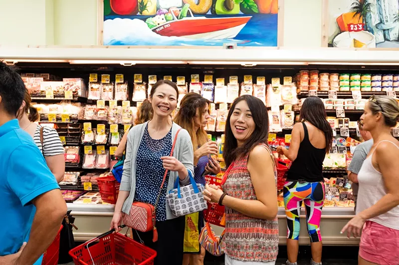 Image: The scene will look a lot like this one any day now, when Trader Joe's opens in Midtown Miami.
