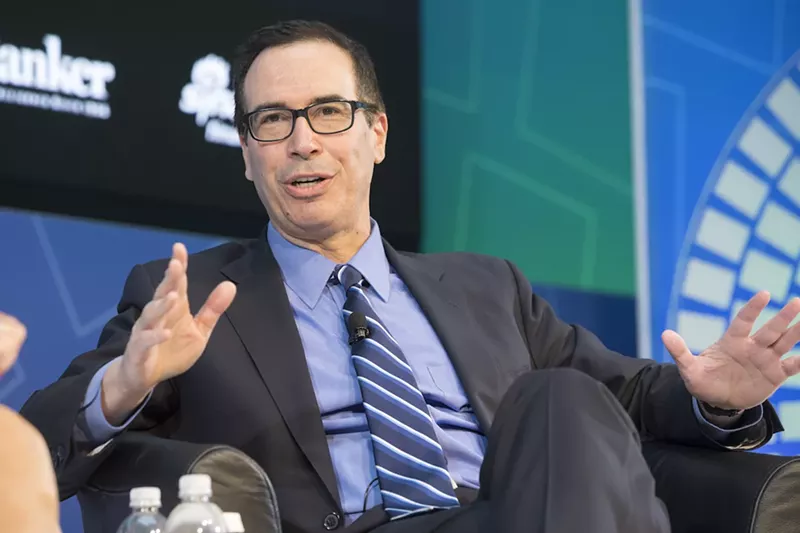 Image: Treasury Secretary Steven Mnuchin does not exactly fly coach.