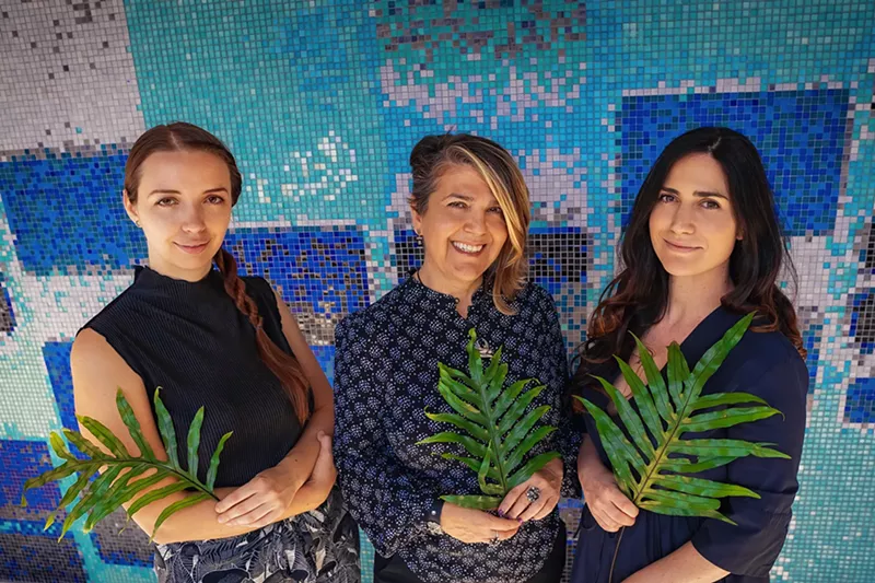 Image: Tropic Bound directors Ingrid Schindall (left), Cristina Favretto, and Sarah Michelle Rupert