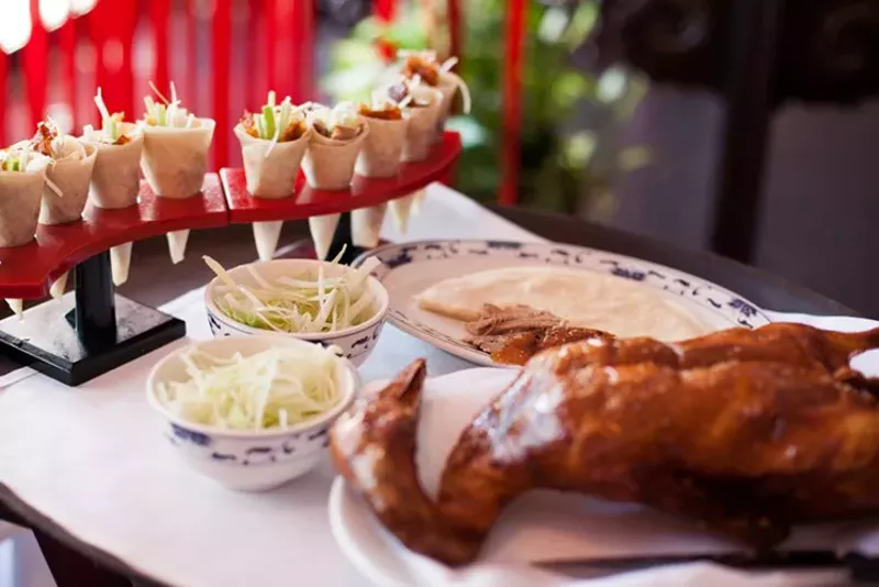 Image: Peking duck at Tropical Chinese.