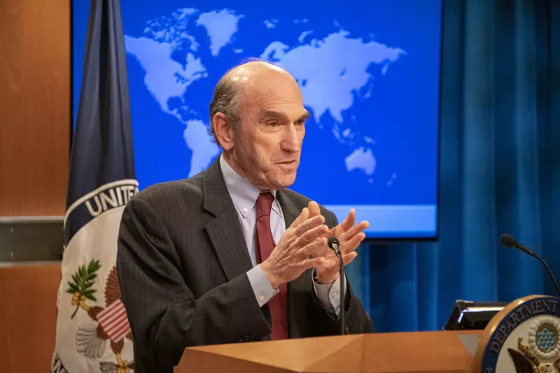 Image: U.S. Special Representative for Venezuela Elliott Abrams provides remarks and takes questions from the media.