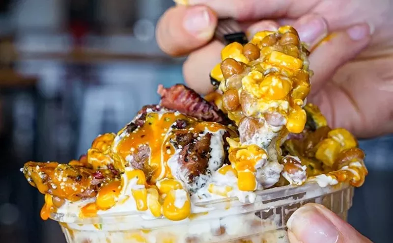 Image: Try the Brisket Sundae at La Traila Barbecue