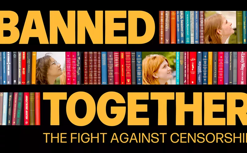 Image: Turning the Page on Censorship: Banned Together Lights Up Coral Gables