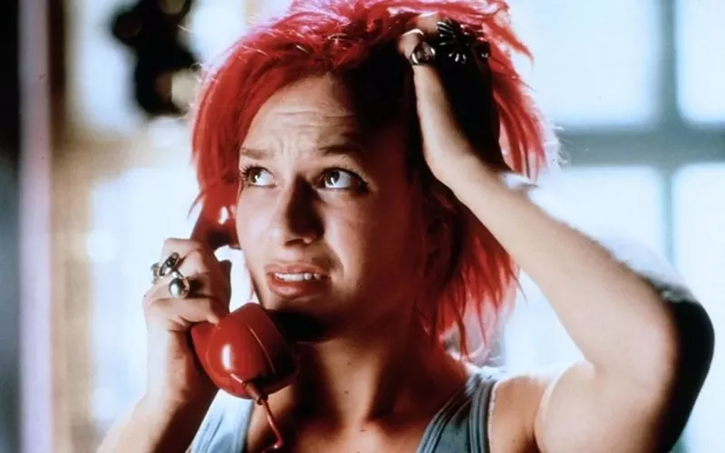 Image: Franka Potente in Run Lola Run.