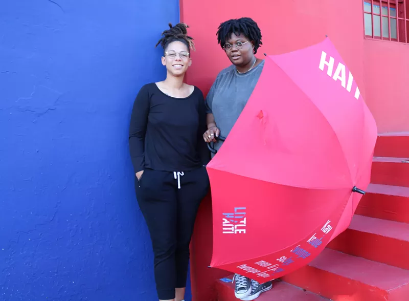 Image: Najja Moon and Michelle Lisa Polissaint