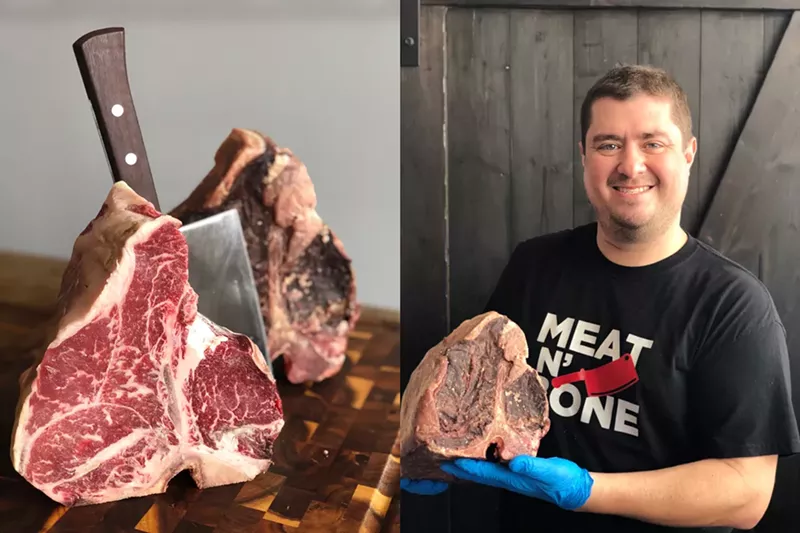 Image: Meat N' Bone sells 45-day-dry-aged rib-eyes, New York strip steaks, and Japanese Wagyu.