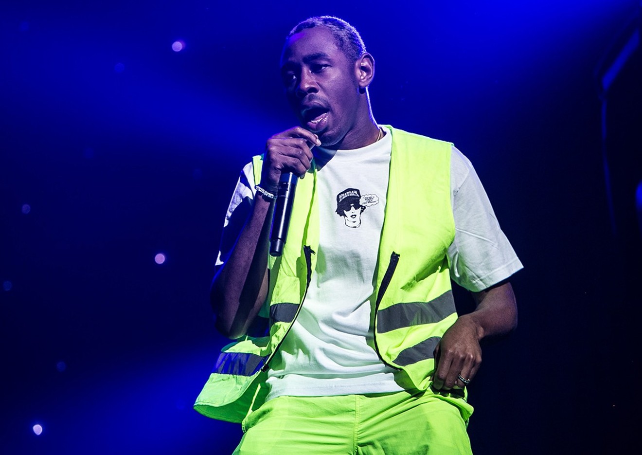 See more photos of Tyler the Creator's performance at the James L. Knight Center here.