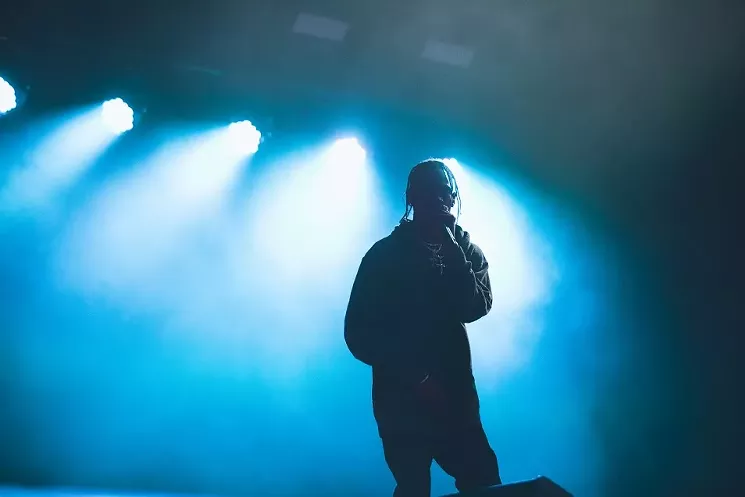 Travis Scott. See more photos from Okeechobee Music Festival 2018. - PHOTO BY HERB GONZALEZ