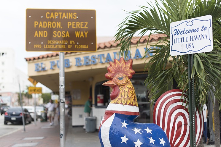 Roosters, vaca frita, and Afro-Cuban rhythm in happening Little Havana. - PHOTO BY ALEX MARKOW