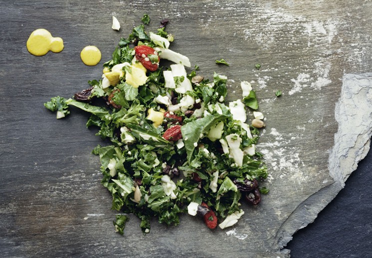 Organic kale salad - COURTESY OF DR. SMOOD