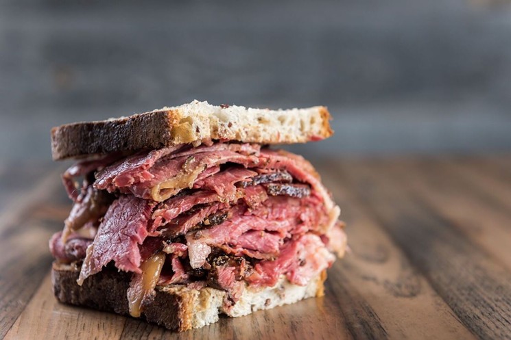 The Montreal-style smoked meat sandwich. - COURTESY OF HENRY'S SANDWICH STATION