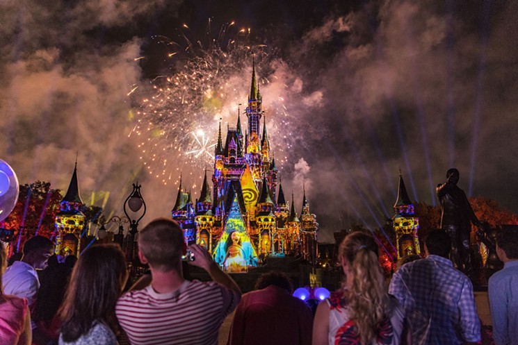 Happily Ever After fireworks show at Disney's Magic Kingdom. - COURTESY OF DISNEY