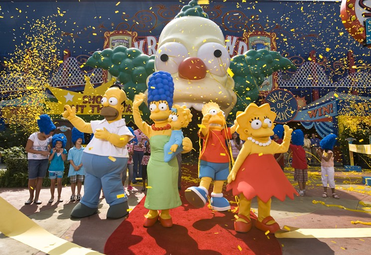 The Simpsons Ride at Universal Studios. - COURTESY OF UNIVERSAL ORLANDO RESORT
