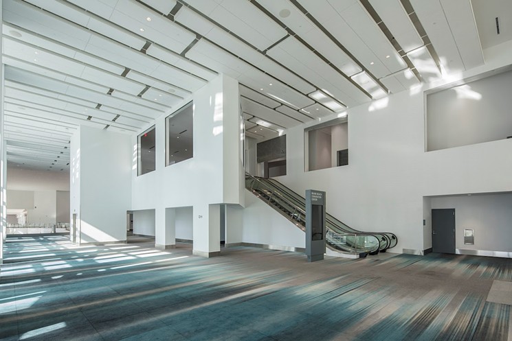 Inside the redesigned Miami Beach Convention Center. - COURTESY OF FENTRESS ARCHITECTS