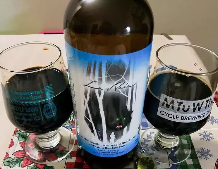 J. Wakefield Brewing's La Nada (The Nothing) Russian imperial stout. - COURTESY OF ERIC NOVIELLI/BEEROPATHY