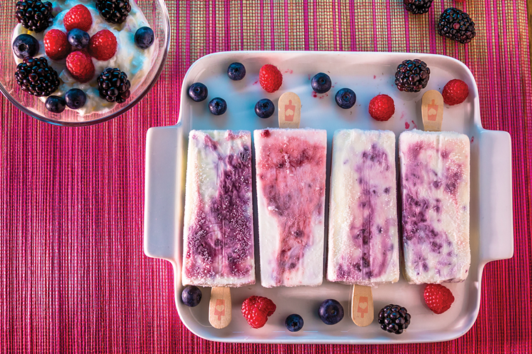 Popsy's yogurt and berry treats. - COURTESY OF POPSY