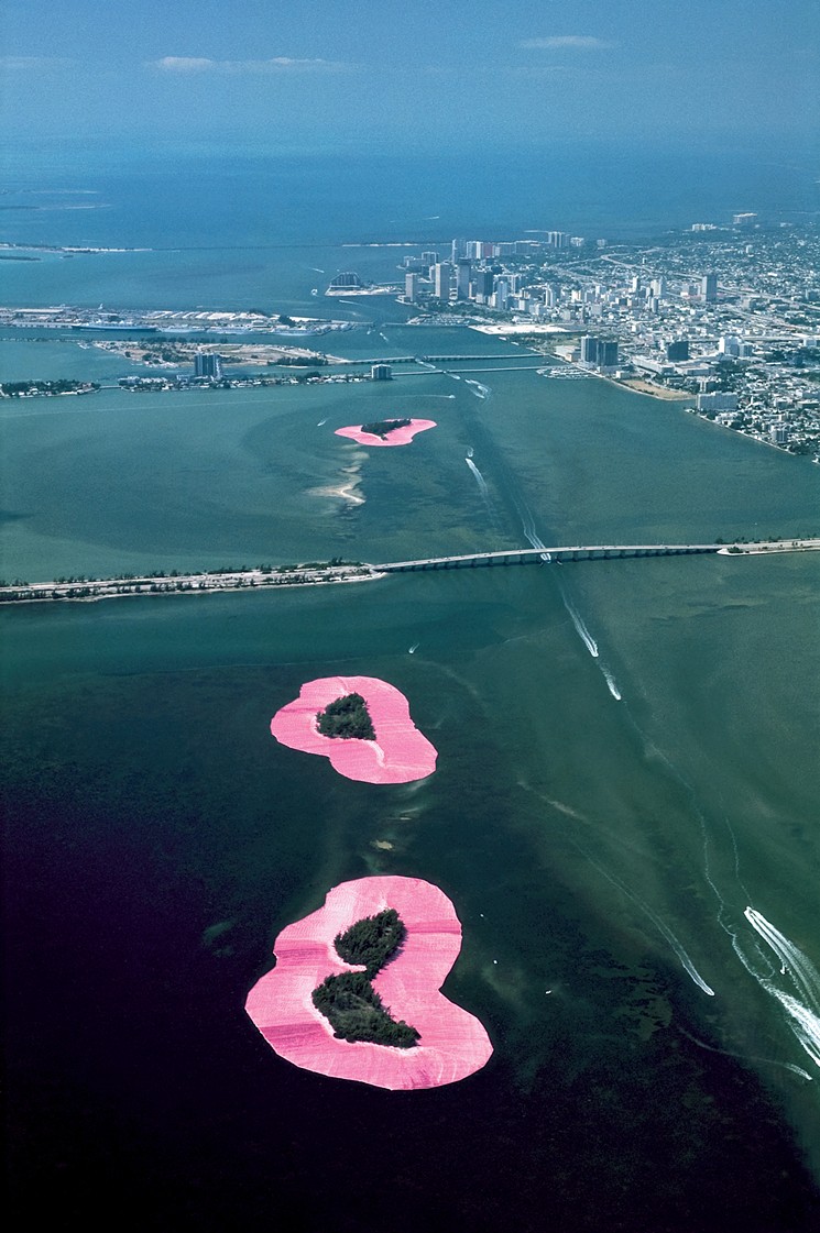 Surrounded Islands was a vast undertaking that stretched from Haulover Cut to the Venetian Causeway. - PHOTO BY WOLFGANG VOLZ