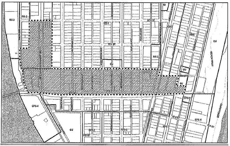 Fifth Street between Ocean Court and West Avenue, plus Alton Road between Sixth and Eighth Streets. - COURTESY OF CITY OF MIAMI BEACH