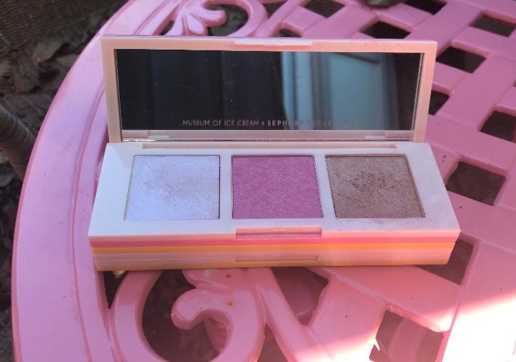 Sephora x MOIC Sugar Wafer face palette. - PHOTO BY LAINE DOSS