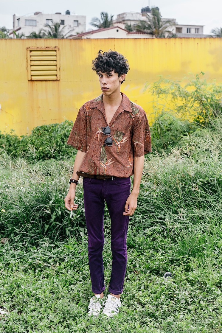 Miguel Leyva, 22, a fashion blogger in Havana, says, "Clothes have a strong connotation here, like a journalist writing an article against the government. It means to be free." See more photos from photographer Greg Kahn's book, Havana Youth. - PHOTO BY GREG KAHN