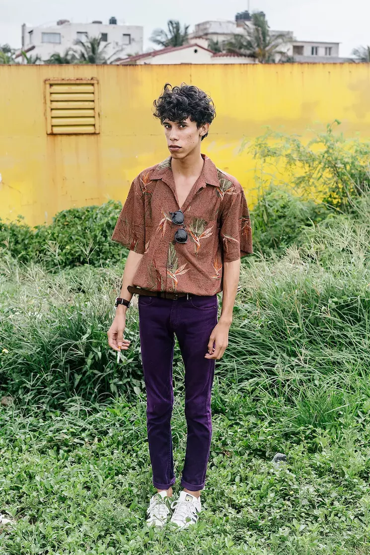 Miguel Leyva, 22, a fashion blogger in Havana, says, "Clothes have a strong connotation here, like a journalist writing an article against the government. It means to be free." See more photos from photographer Greg Kahn's book, Havana Youth. - PHOTO BY GREG KAHN