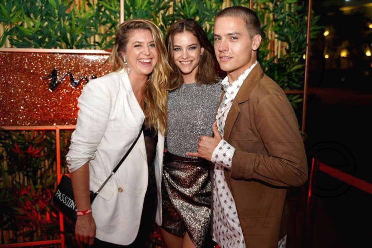 Taylor Ballantyne, Barbara Palvin, and Dylan Sprouse - WORLD RED EYE