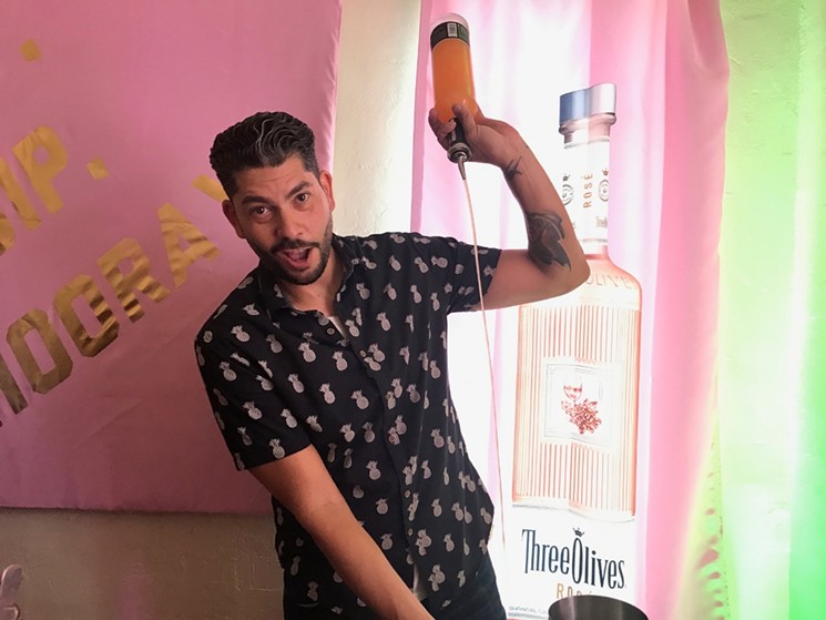 Hector Acevedo at Drink Miami. View more photos from Drink Miami Hostel 2019 here. - PHOTO BY DANIELLA MÍA
