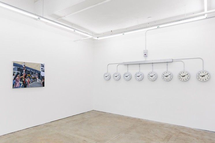 Installation view of "Within Time." - PHOTO BY DIANA LARREA, COURTESY OF SPINELLO PROJECTS