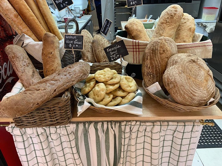 Handmade bread at Mamma Leone. - MAMMA LEONE BAKERY