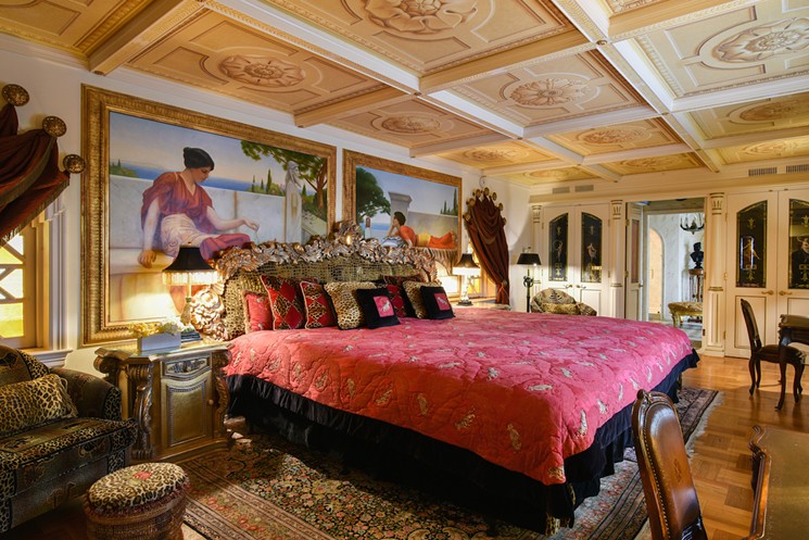 Casa Casuarina's Versace signature bedroom. - KEN HAYDEN