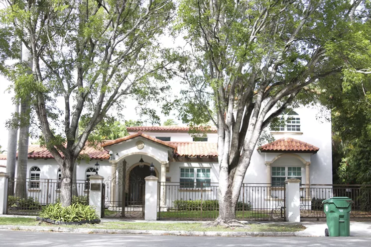 Today, Willy Alvarez's former property still has cameras directed at Mark Cantor's home. - PHOTO BY MICHAEL CAMPINA