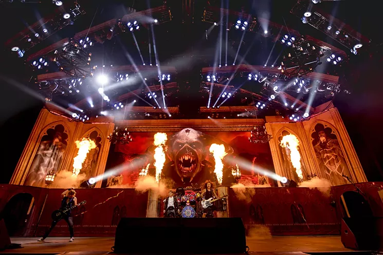 Iron Maiden's Legacy of the Beast World Tour kicks off its American leg July 18 at the BB&T Center. - PHOTO BY JOHN MCMURTRIE