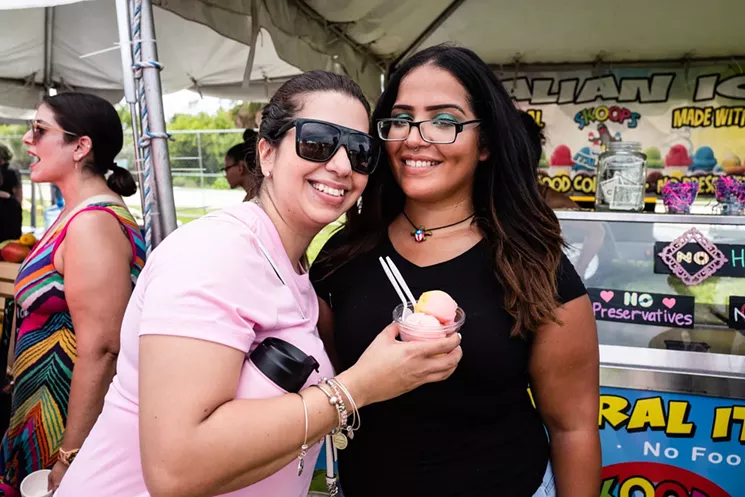 Cooling off at Vegandale. See more photos from Vegandale at the Historic Virginia Key Beach Park here. - DANIELLE MÍA