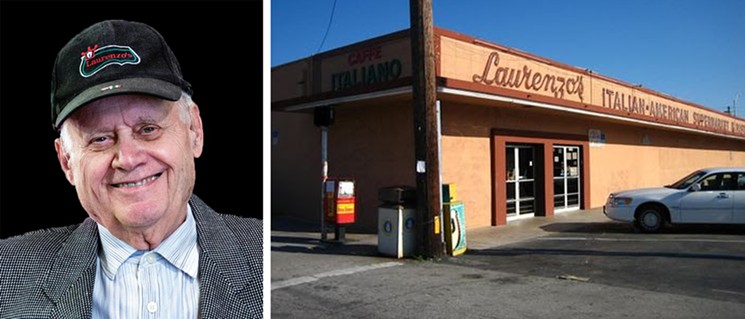 Ben Laurenzo and his store. - COURTESY OF DAVID LAURENZO