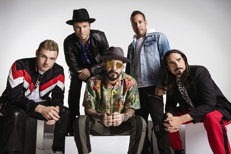 Relive your childhood at the Backstreet Boys' BB&T concert. - PHOTO BY DENNIS LEUPOLD