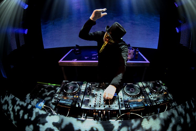 Claptone hits the decks at Space Saturday night. - PHOTO BY SABRINA FEIGE
