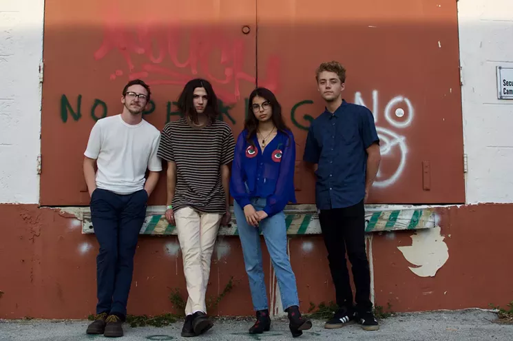 Palomino Blond's Carli Acosta (third from left) credits Jenny Lewis as an influence on her songwriting. - PHOTO BY NICOLE CORDOBA
