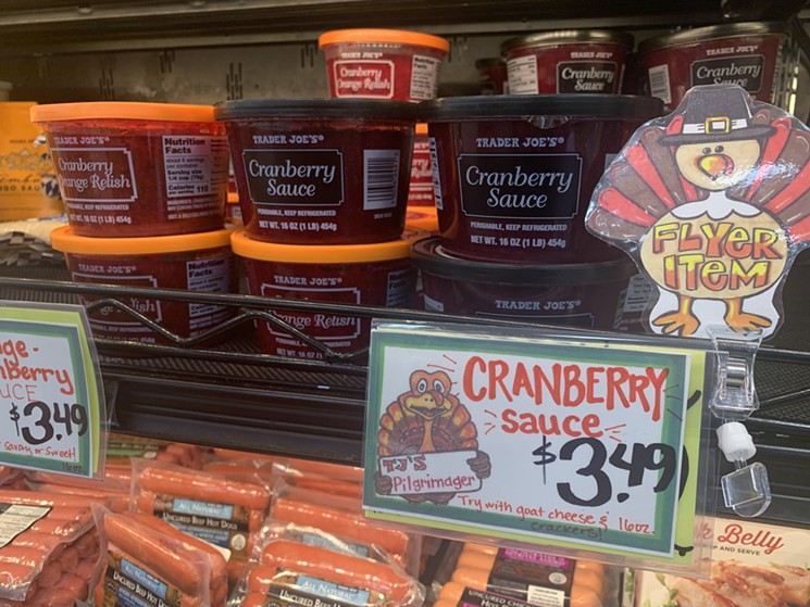 Trader Joe's cranberry sauce - PHOTO BY NICOLE ZIMMERMAN