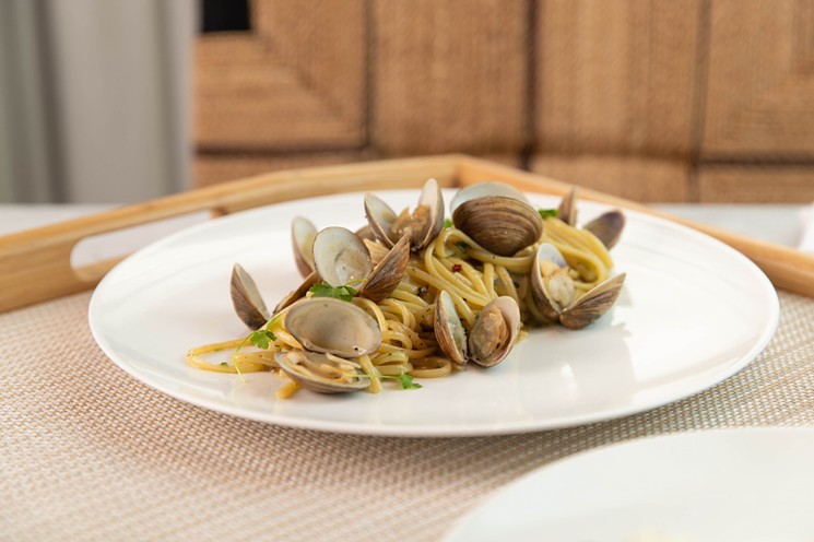 Pasta and clams at Donna Mare. - COURTESY OF DONNA MARE